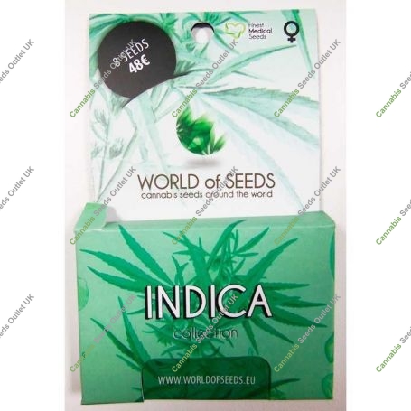 Indica Collection Feminized Marijuana Strain by World of Seeds For Sale Online at Cannabis Seeds Outlet