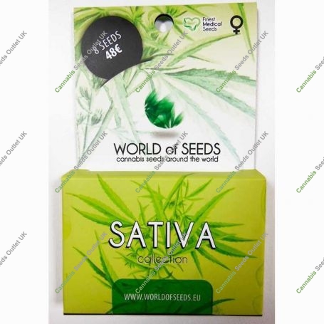 Sativa Collection Feminized Marijuana Strain by World of Seeds For Sale Online at Cannabis Seeds Outlet