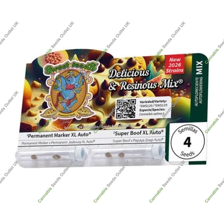 Sweet Seeds Cannabis Strain Delicious Resinous Mix Original Collector Souvenir Authentic Packaging Marijuana Seeds